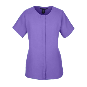 Devon & Jones Ladies' Perfect Fit™ Short-Sleeve Crepe Blouse