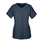 Devon & Jones Ladies' Perfect Fit™ Short-Sleeve Crepe Blouse